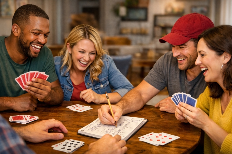 Friends Playing